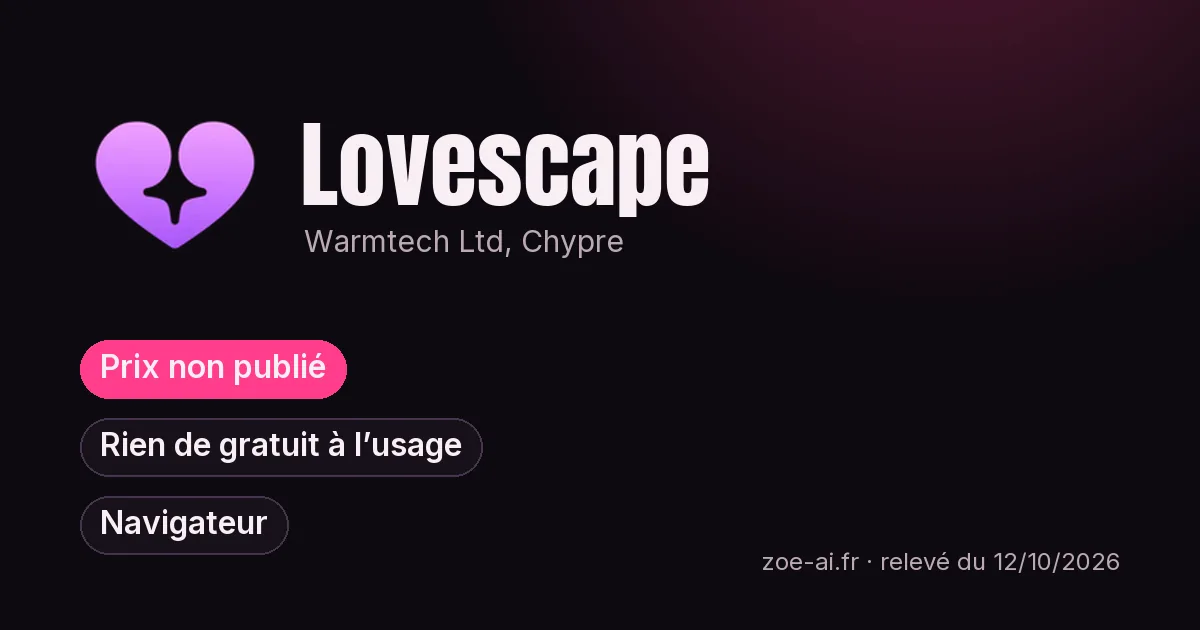 lovescape-avis
